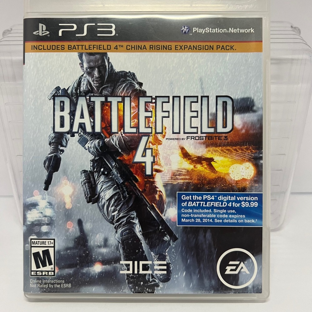 Playstation‎ 3 PS3 Battlefield 4 Video Game China Rising Expansion Pack